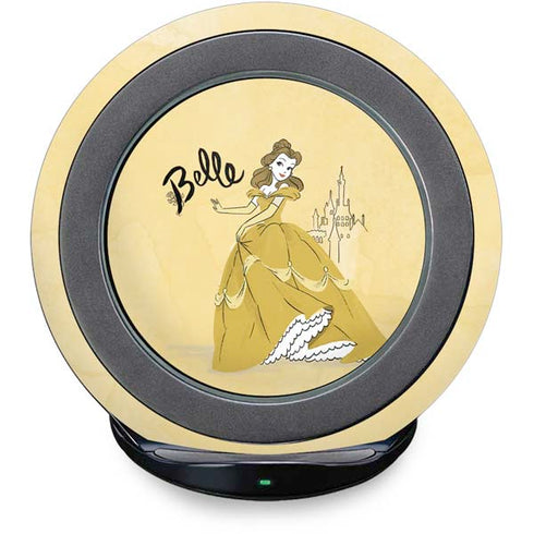 Disney Princess Belle Art Fast Charge Wireless Charging Stand Skin